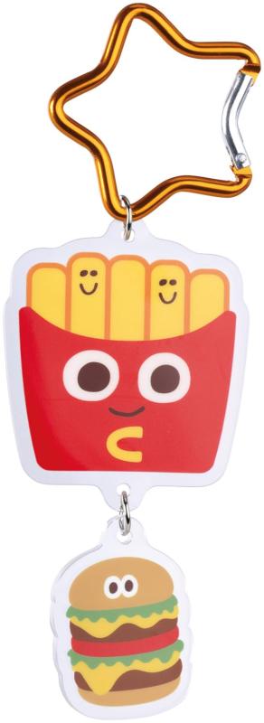 Rakuten - スケーター(Skater) カラビナ付 アクリル キーホルダー アクキー バーガーコンクス ポテト ZCAKH1-A