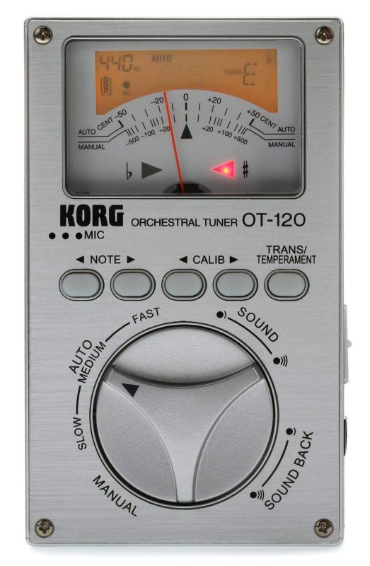 KORG クロマチックチューナー 針式メーター OT-120 吹奏楽 ブラスバンド オーケストラ どんなコンサート・ピッチにも対応 100時間連続稼働 ソフトケース付属電池:2単4形電池(付属)電池種別:アルカリ視認性に優れた針式メーター採用の縦型クロマチック・チューナー。移調楽器や古典音律にも幅広く対応。ロング・ライフ設計による長時間使用が可能。複数店舗にて販売をしておりますため、在庫データの更新が間に合わず、欠品にも関わらず、注文ができる場合がございます。その際は、キャンセルにて対応を取らせていただきます。当店はお電話のお問い合わせはお受けしておりませんので、ご了承ください。お問い合わせは、問い合わせフォームをご利用ください。