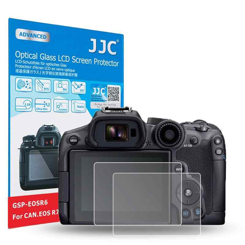【2枚セット】JJC 液晶保護フィルム Canon EOS R6 Mark III R6II R7 R6 EOSR7 EOSR6 カメラ対応 超薄 強化ガラス 高硬度9H 透過率95％以上 撥水 撥油 撥指紋【対応機種】Canon EOS R6 Mark III R6II R7 R6 カメラ適用します。【使いやすい】クリーニング後、説明書によって取り付けると、气泡ゼロです。【撥水、撥指紋】撥水、撥油、指紋を防止、タッチパネルの機能を影響しません。【高品質材料】超薄い光学ガラスは0.3ミリメートルで、光の透過率が95%を超え、硬度は9Hになることができます。【お得な値段】フィルム購入時の無料スクリーンクリーニングツール。複数店舗にて販売をしておりますため、在庫データの更新が間に合わず、欠品にも関わらず、注文ができる場合がございます。その際は、キャンセルにて対応を取らせていただきます。当店はお電話のお問い合わせはお受けしておりませんので、ご了承ください。お問い合わせは、問い合わせフォームをご利用ください。