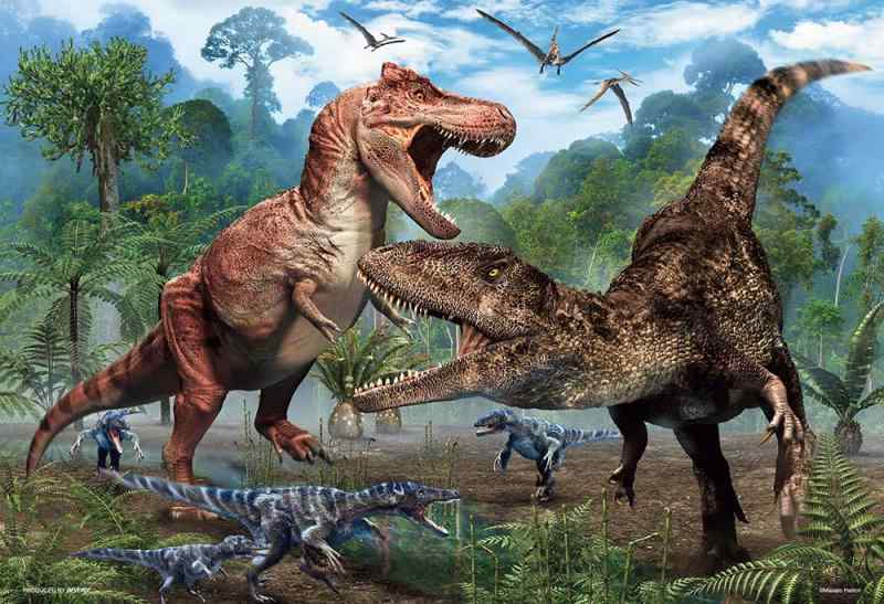 ビバリー(BEVERLY) 【日本製】ビバリー 100ピースジグソーパズル ギガノトVSティラノ(26×38cm)100-038