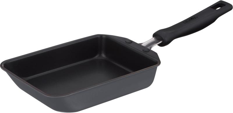 Rakuten - 【品】サーモス デュラブルシリーズ 玉子焼きフライパン 13cm グレー ガス火・IH対応 焦げつきにくい 耐久性コーティング PFOA PFOS不使用 KFM-013E GY