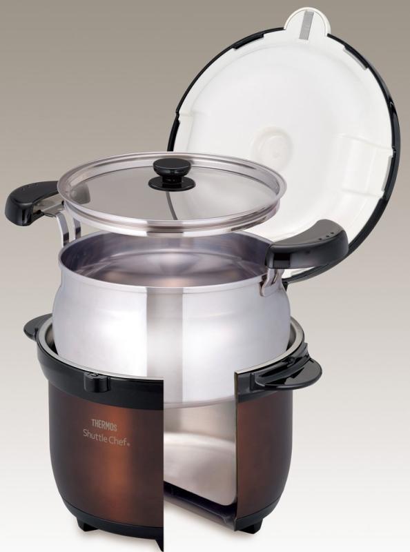 THERMOS 真空保温調理器 シャトルシェフ 3.0L クリアブラウン KBG-3000 CBW pippi-store-10461503 ぴっぴストア 楽天市場店 サンプル画像2