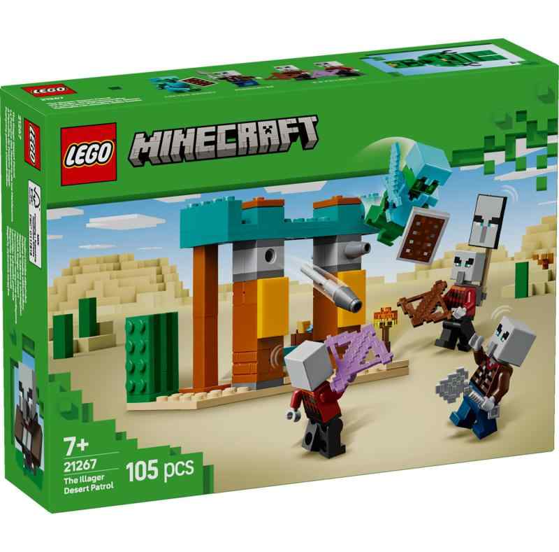 レゴ(LEGO) マインクラフト 邪悪な村人の砂漠パトロール おもちゃ 玩具 誕生日 プレゼント ブロック 男の子 女の子 子供 7歳 8歳 9歳 小学生 ゲーム 21267 2