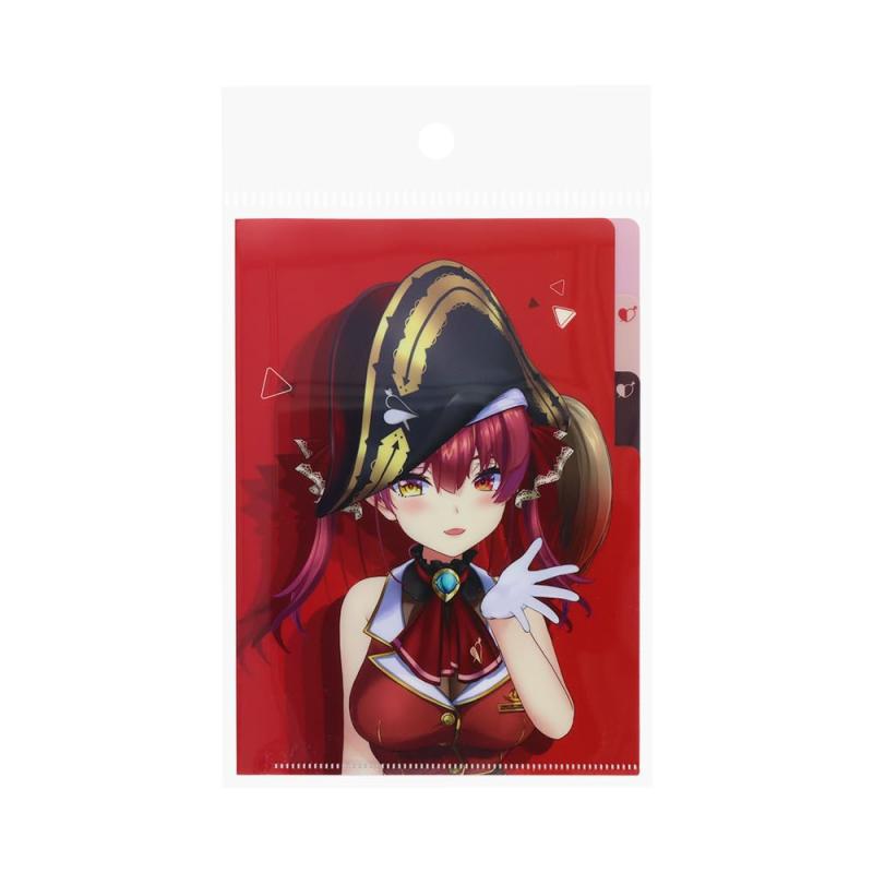 サンスター文具(Sun-Star Stationery) ホロライブ クリアファイル 3ポケット A5 hololive Vtuber 宝鐘マリン S2172712