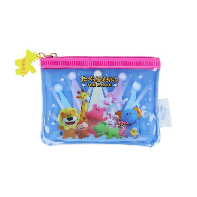 Rakuten - サンスター文具(Sun-Star Stationery) たべっ子どうぶつ THE MOVIE グッズ ポーチ ミニ ギンビス ブルー S2334674