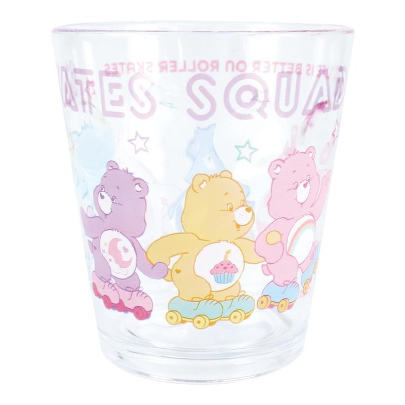 ティーズファクトリー ケアベア Care Bears ドットタンブラー アクリル ローラースケート 200ml クリア