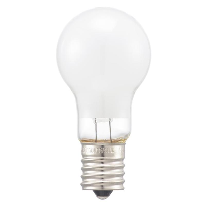 オーム(OHM) ミニクリプトン電球 E17 40W形 長寿命タイプ ホワイト2個入 日本製 LB-PS35E17100V36WWLL2 06-5331 オーム電機