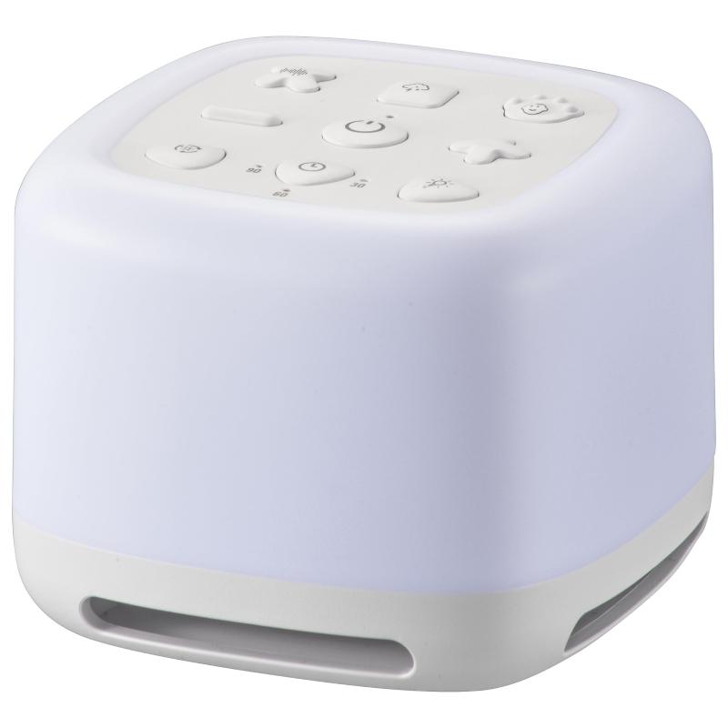 オーム電機AudioComm サウンドマシン ホワイトノイズ ASMR LEDイルミネーション 睡眠導入マシン 赤ちゃん 安眠サポート 睡眠誘導 自然音 環境音 安眠グッズ 快眠グッズ 癒し音 ワイヤレススピー