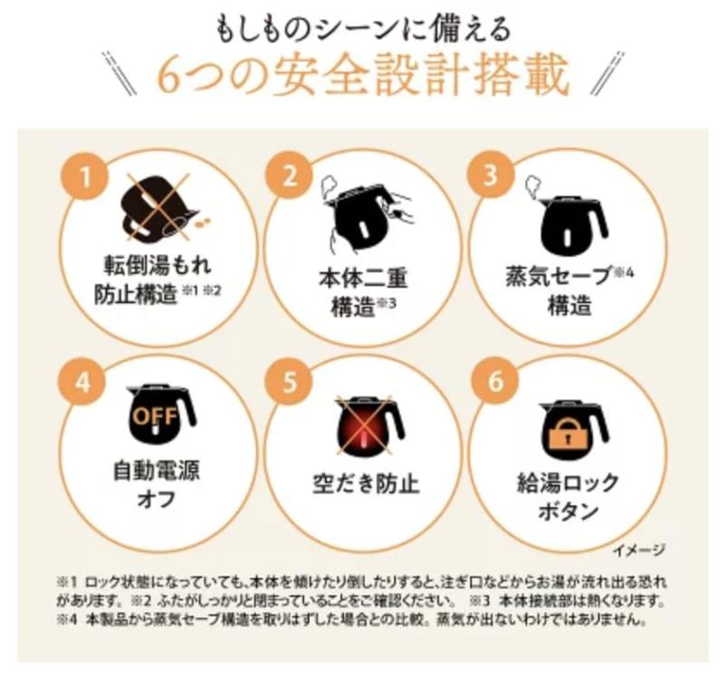 象印マホービン 電気ケトル 0.8L ブラック CK-ZA08-BA - 2