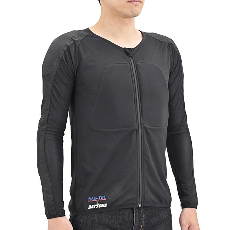 Rakuten - デイトナ(Daytona) バイク プロテクター インナー ウェア 夏 メッシュ CE規格 JMCA推奨 瞬間硬化 耐切創(HPPE)/ストレッチ生地 スリムフィット DP-001 ブラック XLサイズ 37459