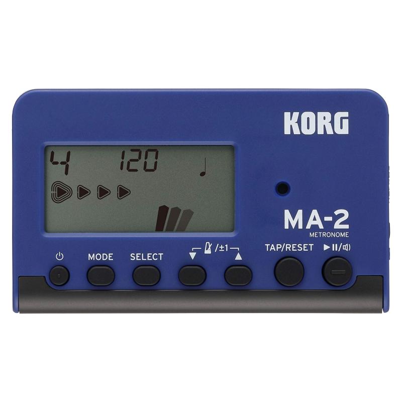 KORG(コルグ) メトロノーム MA-2 BLBK ブルーブラック 吹奏楽 ブラスバンド オーケストラ ギター 声楽 アカペラ 個人練習に最適 100時間連続稼働 軽量 コンパクト