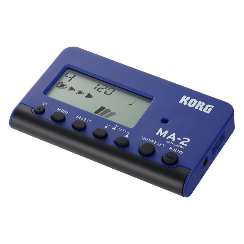 ぴっぴストア 楽天市場店のKORG(コルグ) メトロノーム MA-2 BLBK ブルーブラック 吹奏楽 ブラスバンド オーケストラ ギター 声楽 アカペラ 個人練習に最適 100時間連続稼働 軽量 コンパクト｜アングル2