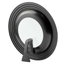 【BLKP】 パール金属 ふた 24-28cm用 窓付 スタンド式 限定 ブラック フライパン カバー BLKP 黒 AZ-5011