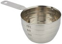 パール金属 計量カップ シルバー 200ml 200ml ステンレス製 ベジライブ CC-1129