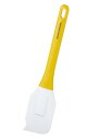 DELISH KITCHEN パール金属 へら スパチュラ イエロー 28cm お料理用ヘラ CC-1304