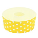 パール金属(PEARL METAL) DELISH KITCHEN パール金属 紙製シフォンケーキ型 20cm 2枚入 CX-24 イエロー