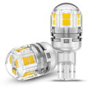 ゴシミ 12V-24V車用 T16 LED バックランプ爆光 15連3030SMD T15 W16W LEDバルブ LEDランプ 汎用 高輝度 車検対応 国産車...