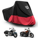 KEMIMOTO ハーレーのクルーザー系 専用カバー バイクカバー 紫外線防止 高防風 防水300D厚手 UVカット 防埃 防雨 防雪 反射テープ付き 色褪せな...