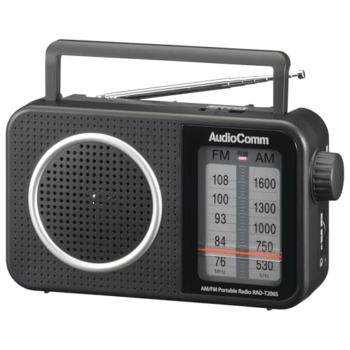 (OHM)AudioComm 饸  AM/FMݡ֥饸 󥻥  2Ÿ ʸɽǸ䤹 磻FM ɺҥ饸 RAD-T206S 03-0986 ŵ