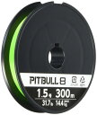 シマノ(SHIMANO) ライン ピットブル8 300m 1.5号 ライムグリーン PL-M78S 釣り糸