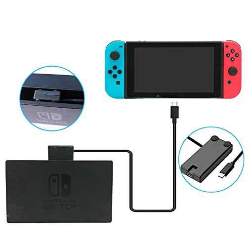 Nintendo Switch ケーブル Type C充電ケーブル ドック用,ニンテンドースイッチ ケーブル USBケーブル 延長ケーブル 任天堂 Switch Dock用 変換 コネクタ 高速充電 データ転送 USB3.1 10Gpbs 1M