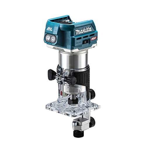 マキタ(Makita) 充電式トリマ 40Vmax バッテリ 充電器 ケース別売 RT001GZ 青