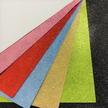 グリッターフォーム GlitterFoam 2mm（全7色）大サイズ（50cm×60cm）2mmフォームシート ラメシート