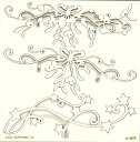 チップボード カード スクラップブッキング☆クリスマスリーフ スター 3種☆手作り ハンドメイド 花 造花 パーツ キット 花資材(3)