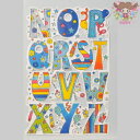 【20％OFF】イギリス製クロモス Mamelok マメロック☆ホイルダイカット アルファベットN～Z☆(Foiled Scrap Sheet Alphabet (N-Z))デコパージュ コラージュ スクラップピクチャー ダイカット エンボス 箔押し キラキラ