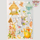 【20%OFF】イギリス製クロモス Mamelok マメロック☆スクラップシート ダイカット 小鳥と鳥かご☆(Scrap Sheet Birds, Birdho...