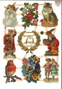 ドイツ製 クロモス☆72周年記念 天使 猫 サンタ 花柄 小鳥 ウサギ☆(75 Jahre Ernst Freihoff Jubilaeumsbogen 2)デ...
