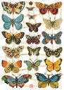 ドイツ製 クロモス☆カラフルなチョウ 蝶々2☆(glossy pictures - Schmetterling)デコパージュ コラージュ スクラップピクチャー ...