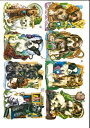 ドイツ製 クロモス☆可愛い犬たち 動物☆(Hunde 60er Jahre)デコパージュ コラージュ スクラップピクチャー ダイカット エンボス アンティーク