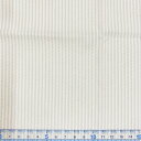 ドイツ製 コットン100%のオシャレなカットクロス 布初心者 ハンドメイド 使い切りKitzbühelシリーズ☆ストライプ 極細 ライトベージュ/ホワ...