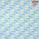 ◆楽天スーパーSALE 20%OFF&クーポン◆Rico Designファブリック☆Buds, blue☆(約50cmx140cm)つぼみ 蕾 ブルー ライトブルードイツ製 コットン100% カットクロス ハンドメイド 布 生地 コットンポプリン商用利用可