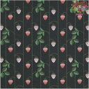 ◆楽天スーパーSALE 20%OFF&クーポン◆Rico Designファブリック☆Canvas, Strawberries, blue☆(約50cmx140cm)いちご 苺 イチゴ ブルー キャンバスドイツ製 コットン100% カットクロス ハンドメイド 布 生地 キャンバス商用利用可