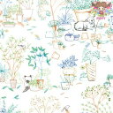 【巾 約100cm 最低30cmから10cm単位 切り売り】Anita Jeram アニタ ジェラームWhat Friends Are For☆Linework...