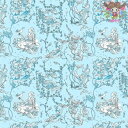 【巾 約100cm 最低30cmから10cm単位 切り売り】Anita Jeram アニタ ジェラーム☆Mermaids☆マーメイド 人魚 海 カメ ペンギン ...