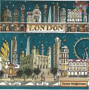 エマ・ブリッジウォーター ペーパーナプキン デコパージュ☆夜のロンドン 街並み 風景☆ (LONDON AT NIGHT)(1枚/バラ売り)