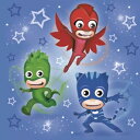 Maki Pol-Mak 素敵な 可愛い ペーパーナプキン デコパージュ お子様におすすめ☆3人のキッズ スーパーヒーロー☆(Three Pyjamas Kid...