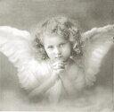 北欧 Sagen アンティークな ペーパーナプキン デコパージュ☆可愛い 天使の祈り エンジェル☆(ANGEL PRAYER)(1枚/バラ売り)