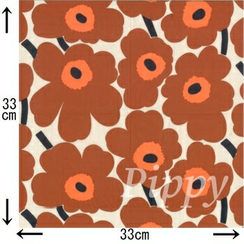marimekko マリメッコ 可愛い ペーパーナプキン　デコパージュ☆UNIKKO terracotta☆...