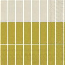 【在庫限り】marimekko マリメッコ 可愛い ペーパーナプキン デコパージュ☆TIILISKIVI RAITA gold☆(1枚/バラ売り)