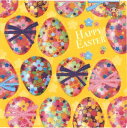 ti-flair ペーパーナプキン☆Multicoloured Easter Eggs☆(1枚/バラ売り)イースターエッグ 花柄 リボン カラフル イースター ...