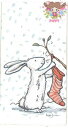 IHR ペーパーナプキン ☆CHARMING SNOW RABBITS☆アニタ ジェラーム (W21cm×L21cm)(10枚入り)(お一人様2個まで)クリスマ...