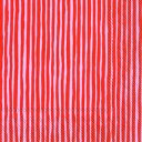 【在庫限り】marimekko マリメッコ 可愛い ペーパーナプキン デコパージュ☆VARVUNRAITA red☆(1枚/バラ売り)