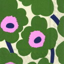 marimekko マリメッコ 可愛い ペーパーナプキン デコパージュ☆UNIKKO dark green☆ウニッコ(20枚入り)
