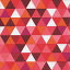 Paper+Design İ ڡѡʥץ ǥѡȥ饤󥰥 åɡ(Triangles red)1/Х