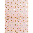 可愛いペーパーパッチ☆カラフルドット ピンク ピンクゴールド☆(CN DOTS, ROSE FSC MIX)デコパッチ おしゃれ 紙 薄い紙 デコにおすすめ【メ...