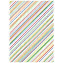 可愛いペーパーパッチ デコパッチ おしゃれ 紙 薄い紙 デコにおすすめ☆ストライプ マルチカラー☆(Stripes multicolor)【メール便発送可】【商...